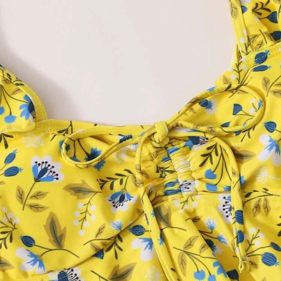 Swim Floral Ruffle Bikini Poshmark
